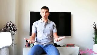 The guy licks the pussy of the HR manager in the office to get a job