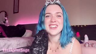 The guy forced the girl to have anal sex with a machine