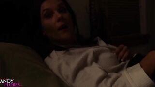 A grateful student shares a hotel bed with his hot teacher Mandy