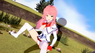 Hentai with Flare Arlgrande getting fucked for the first time