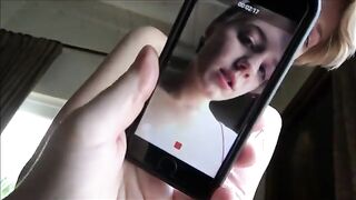 A secret video of a private moment with stepdad, exploring fantasies