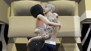 3D Hentai with a hot story about Justin and Selena