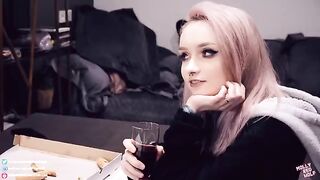 A girl realized a dream and fucked her girlfriend passionately