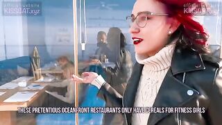Kiss Cat love Breakfast with Sausage - Outdoor Sex