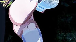 3D Hentai with Shura Kirigakure from Blue Exorcist animated series