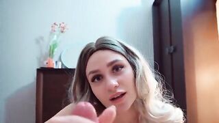 A sly stepson gets his stepmom’s stockings dirty, she cleans them (5.0)