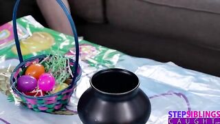 Step-sis offers to show her magic powers for an Easter egg
