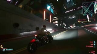 Nude mod showcase for female character V in Cyberpunk 2077