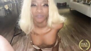Miniature Stallion gets his small dick smashed by a huge one