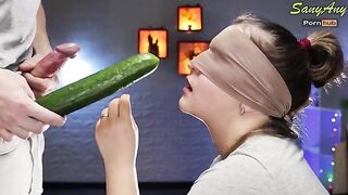 The taste game turned out to be a dick in her mouth - SanyAny