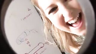 Sunny Lane is a professional in blowing jobs, showcasing her skills