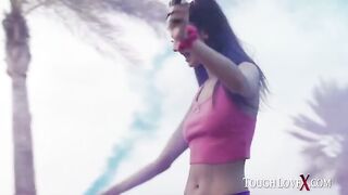 Skinny brunette Eliza Ibarra gets fucked hard by TOUGHLOVE