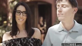A lonely widow, Natasha Nice, got fucked by her neighbor's huge cock