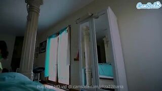 Skinny chick Eliza Ibarra gets banged on the chair
