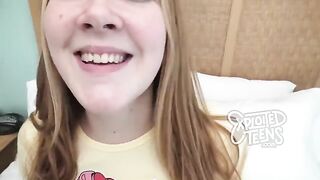 Redhead with freckles and red pubic hair got banged in POV style