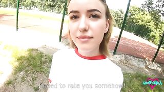 Girl fucks with a teacher to get good mark