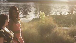 Passionate girl-on-girl action with stunning stars