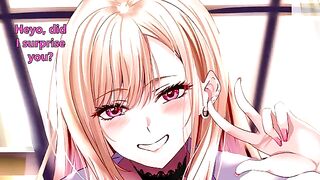 My dress up darling anime - Kitagawa Marin's teasing show