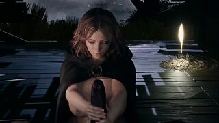 Blonde woman Melina fucked hard in an intense Elden Ring animation