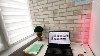 A stepson masturbates to photos of his hot stepmom in a compromising way