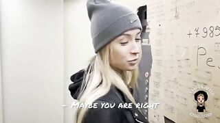 A sexy blonde gets her husband to watch her getting fucked by their neighbor