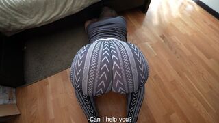 She got stuck again and thanked her stepbrother twice over