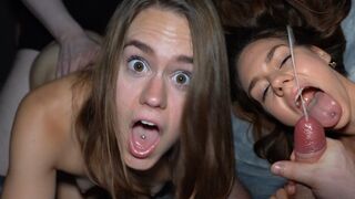 Skinny Leria Glow gets fucked hard in the ass by a big cock