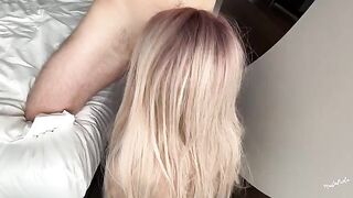 The guy came too early, but he brought his girlfriend to orgasm after cumming