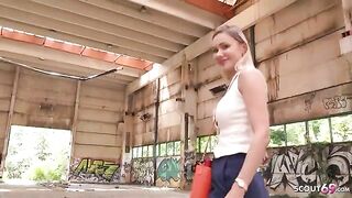 Hot blonde Verena Maxima gets fucked hard in the street by agent