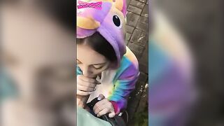 A guy fucked an Estonian girl in a public place as a prank