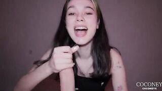 I love to have cum in my mouth ♡. Come and watch me get it!