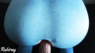 I got fucked on the couch in ripped yoga pants, it was intense!