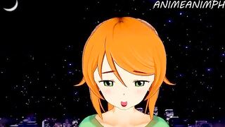 Hentai Minecraft with the hottest Alex, who loves to get fucked hard