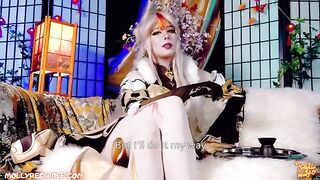 Ning Guang helps the Traveler restore the Jade Palace in 4K