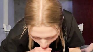 The girl was kicked out of the house for cheating after getting fucked hard