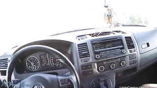 A pretty baby is getting a free ride in return for some intimate action