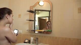 A mature woman has sex dreams and wets her panties in the morning