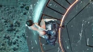 Hentai 3D animation with all the forbidden passion featuring Angelita