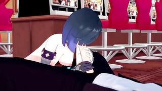 A beautiful babe fucked in doggy style by Genshin Impact’s Yelan