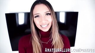 Tall beauty Kimora Quin loves the feeling of a cock down her throat