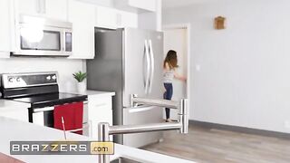 Oliver found his GF's new stepmom in a steamy ATM scene