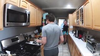 Behind the scenes with pornstar Kenzie Anne in action