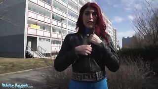 Redhead tourist from UK gets fucked by Public Agent in hotel