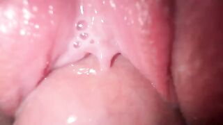 A young guy fucked his stepsister with a creamy pussy in POV style