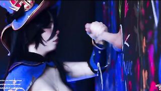 Astrologer Mona got fucked through the glory hole by MollyRedWolf