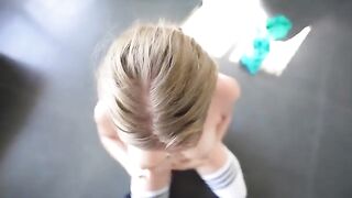 A sweet and sweaty teen gets fucked hard at the gym in a steamy SecretCrush4k scene