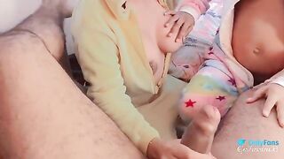 A man has sex with a pregnant woman and his wife