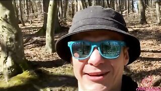A day with Kleomodel ended with a group sex in the wood