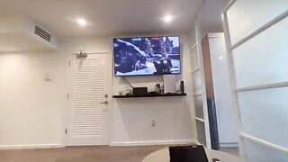 A girl did not allow her boyfriend to finish the game, so she had to pay with her pussy