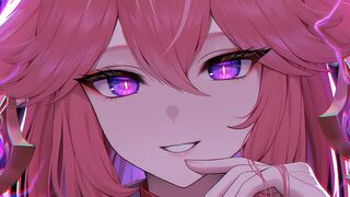 Yae Miko's 5-minute climax promise with her feet, a foot fetish delight